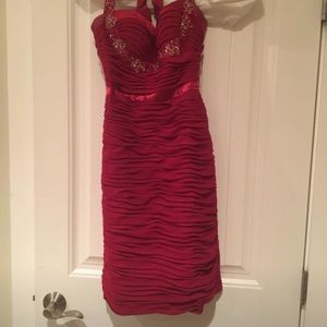 Faypana couture formal dress size 2 red
